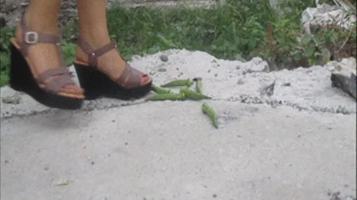 Girl crushing vegetables1