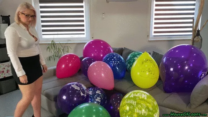 your girlfriend finds your balloons and pops all