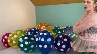 Your sexy girlfriend popping your Q16 *HB* balloons