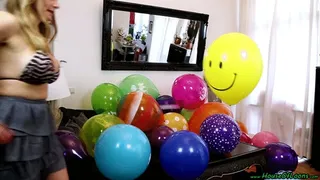 popping boyfriends balloons