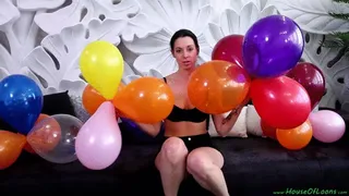 sexy sitpopping cluster balloons 10-11inch