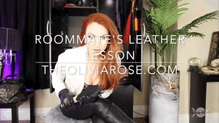 Roommate's Leather Lesson ( )