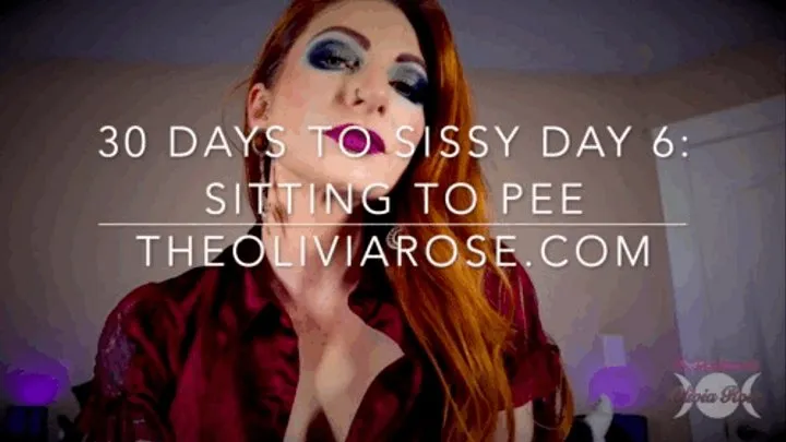 30 Days To Sissy Day 6: Sit To Pee