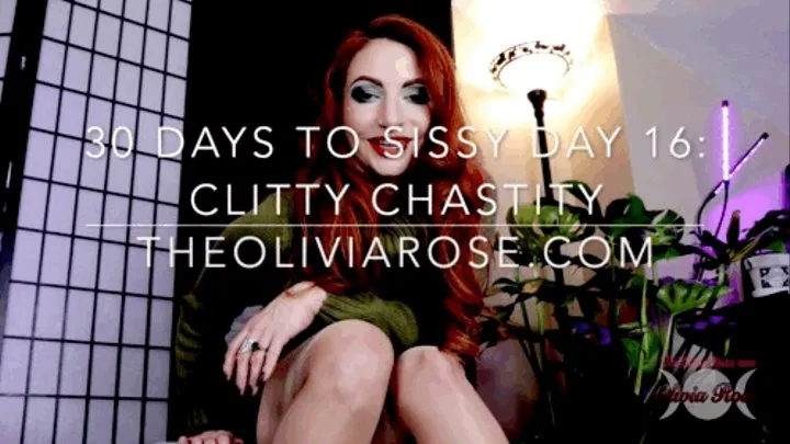 30 Days To Sissy Day 16: Clitty Chastity ( )