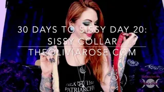 30 Days To Sissy Day 20: Sissy Collar