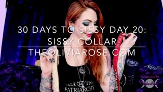 30 Days To Sissy Day 20: Sissy Collar