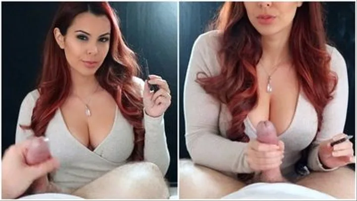 Smoking & Handjob POV w/ Cumshot ~ Sweet Maria