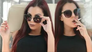 Casual Smoke in Dark Makeup & Sunglasses ~ Sweet Maria