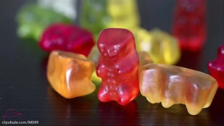 Gummy bear destruction (endoscope) ~ Sweet Maria