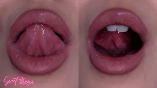 My mouth, as I masturbate ~ Sweet Maria