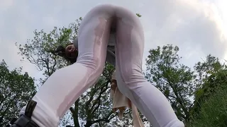 White Leggings in the field