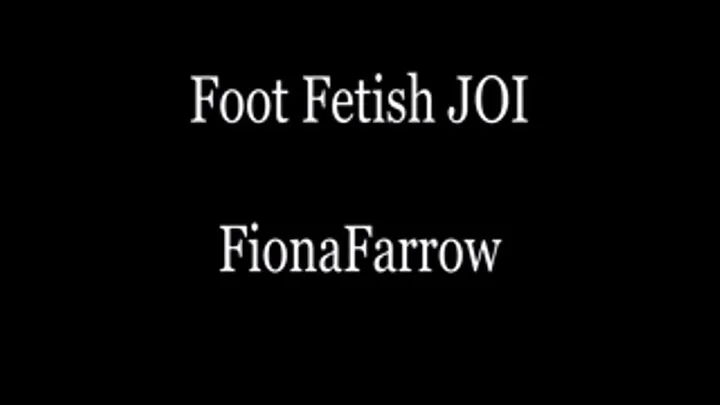 Foot Fetish JOI