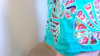 Summer Dress Wet Panty Orgasm