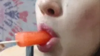 Popsicle Persuasion: TS Stacy Sadistic Teases and Taunts While Slurping a Slippery Popsicle