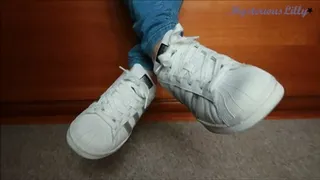 White sneakers