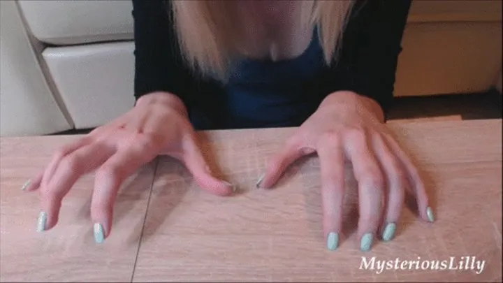 Nails tapping. Two ways.