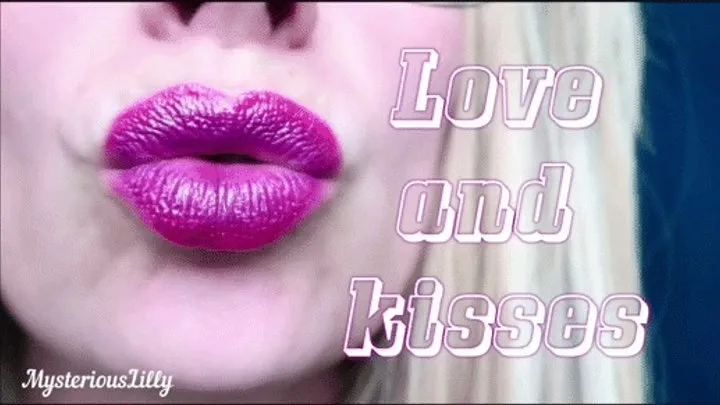 Love and kisses by Mysterious Lilly lip fetish lipstick clip