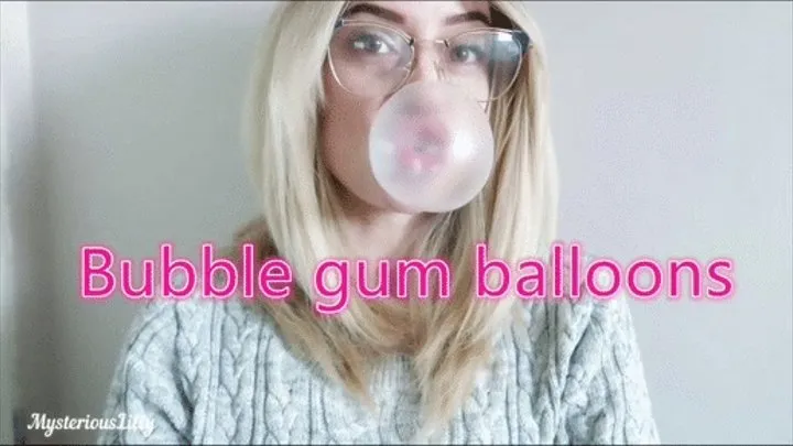 Lilly's Bubble gum balloons