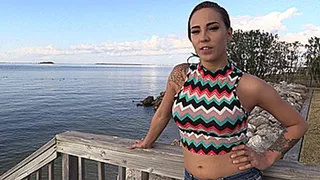 Sasha Foxxx - Stroke Your Cock In Public, Loser!