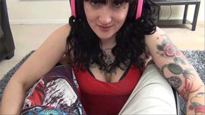 Gamer Goddess Camille Blows Bored Boyfriend - POV