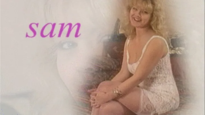 UK amateur vintage porn Sam Johnson, big tits blond.