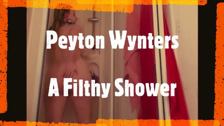 4K: Peyton Wynters Taking a Filthy Shower