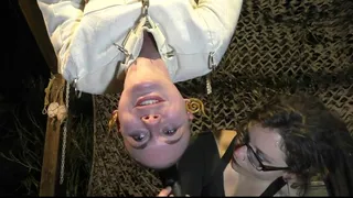 Muriel - Head Shaving upside down in a straightjacket Suspension - splitter 02