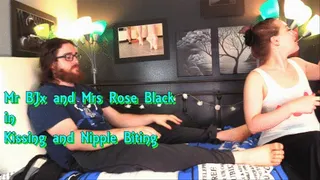 Kissing and Nipple Biting
