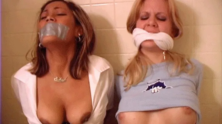 BRANDY & MAXINE - PARTY GIRLS KO'd GAGGED & GROPED BY WHITE SLAVERY FIENDS!