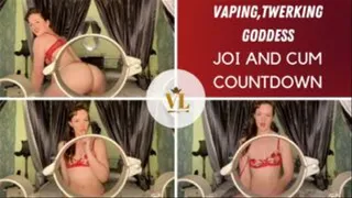 VIVIENNE L'AMOUR - JOI AND TEASE AND CUM COUNTDOWN WITH VAPING GODDESS