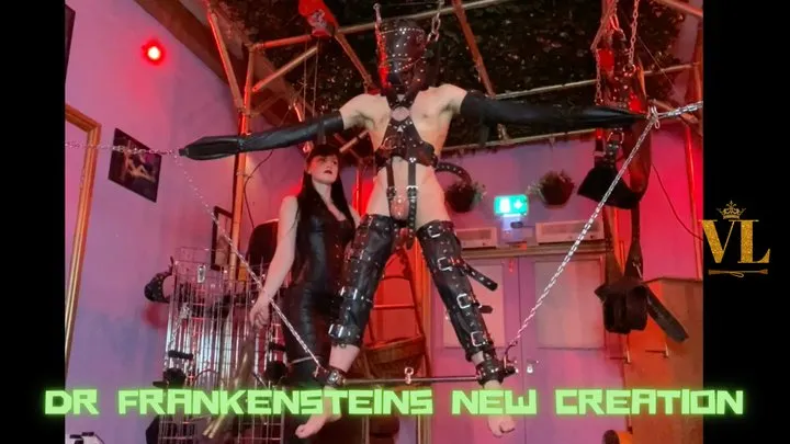 VIVIENNE L'AMOUR - DR FRANKENSTEINS NEW CREATION - BONDAGE FLOGGING AND BULLWHIPS