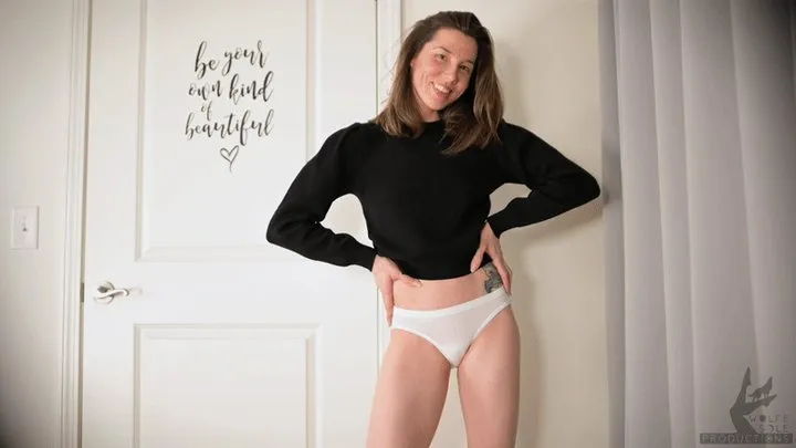 Your Nerdy Step-Sister Shows You Her Granny Panties