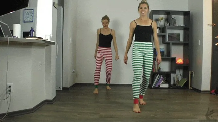 The Wolfe Step-Sister Stomp: Striped X-Mas Long Johns Edition