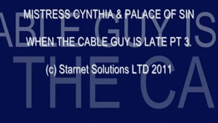 Lady Cynthia and the cable distributor 3