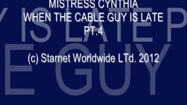 Lady Cynthia and the cable distributor 4