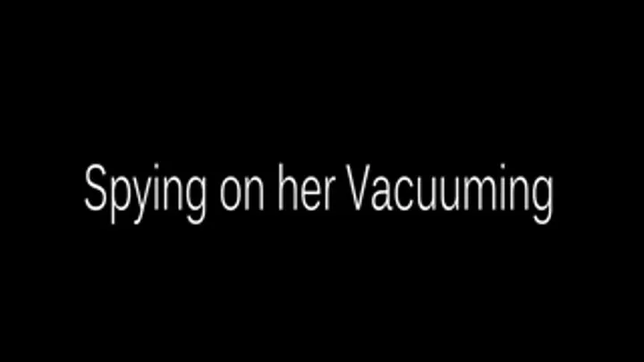 Spying on Her Vacuuming (LD wmv - good for /pads)