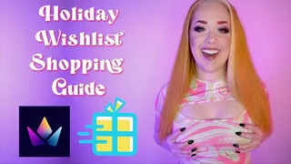 Holiday Wishlist Shopping Guide