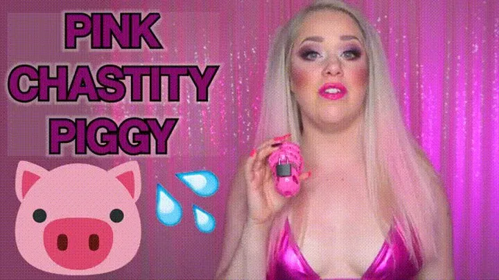 Pink Chastity Piggy