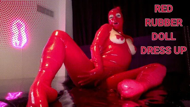 Red Rubber Doll Dress Up