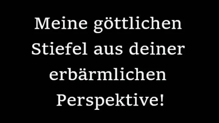 Vergötter meine neuen Prada Stiefel!