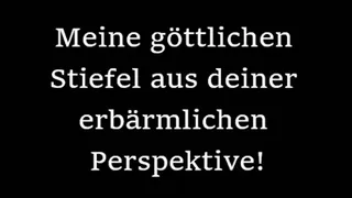 Vergötter meine neuen Prada Stiefel!