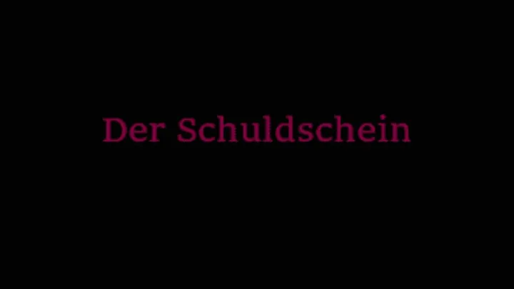 Der Schuldschein