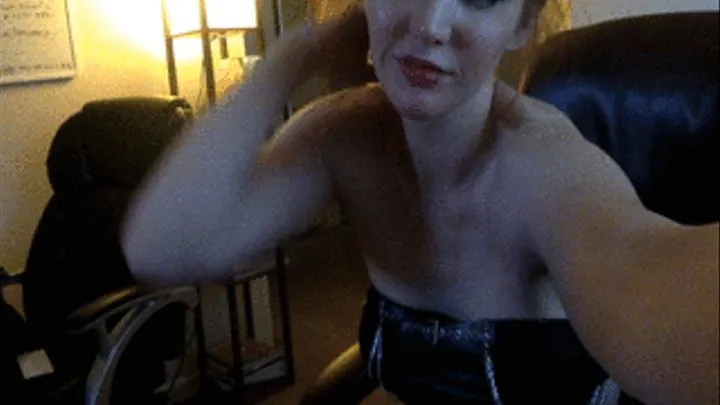 Sexy boots Boss you to worship her! sensual office domme