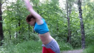 Gymnastics In The Forest