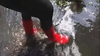 My rubber boots sank in deep water