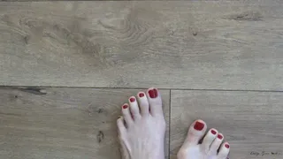 Red Toenails and Bunions