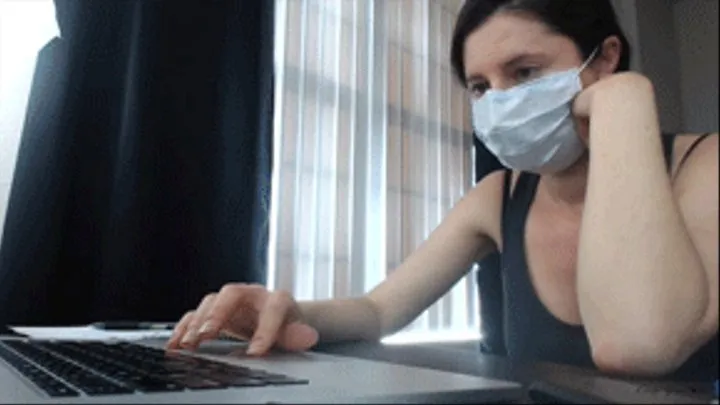 Using Laptop with Medical Mask