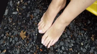 Barefoot gas pedal pumping