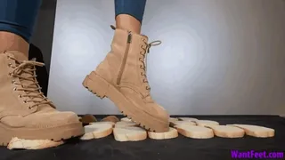 Bread Crush under Boots