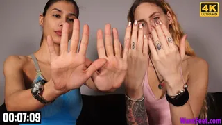 Comparing Our Sexy Hands